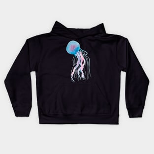 Watercolor Jellyfish Kids Hoodie